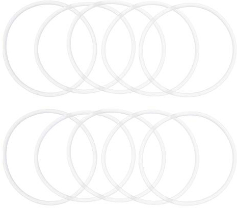 VILLCASE 10 Stück Silikon Dichtungsringe 10 Zoll Wasserfilter O-Ring Ersatz Für Filtergehäuse Und Umkehrosmose-System Wasserdichtes Dichtungssortiment