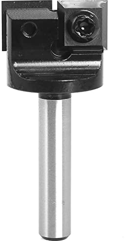 Planfräser Z2, Ø25,4 mm, 8 mm Schaft, mit HW-Wendeplatten | Ideal zum Planfräsen und Abrichten von Holzflächen. 2 Schneiden sorgen für effiziente Bearbeitung und saubere Ergebnisse.