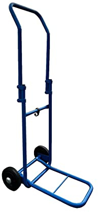 Sackkarre klappbar 120 kg – Stahlrohr Transportkarre 2-Fach faltbar – große Aufnahme 250 x 340 mm – platzsparend für Umzug, Getränkekisten, Lager & Haushalt