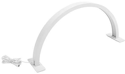 Lampada Pavimento a LED per Ciglia, Lampada a Mezzaluna per Allungamento delle Ciglia, Luce a Mezzaluna a LED Tavolo 3000K‑6500K, Illuminazione per Bellezza, Cura della (Spina UE)