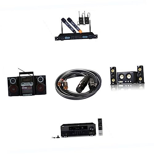 UKCOCO 1.5m Xlr-stecker-xlr-stecker-audiokabel Mit Zwei Xlr-steckern Beiden Enden Signalkabel Audioadapterkabel Für Stereoklang Und Hifi-audio Dual-konverter Für Kopfhörer Schwarz
