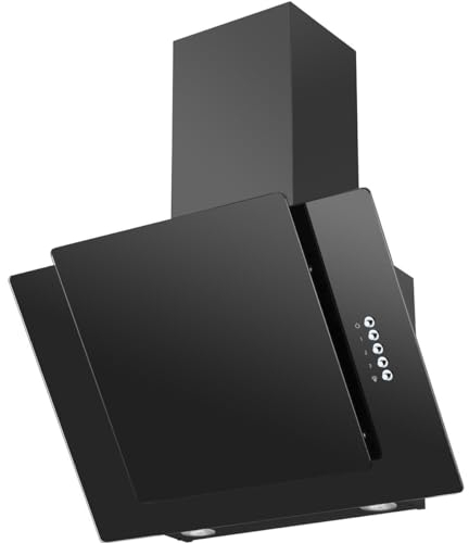 Amica KHF 663 500 S EEK: B Kopffreihaube, 60 cm breit, Ab-/Umluft, 470 m³h, 3 Stufen, schwarz