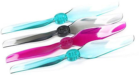 XYWOPO IFlight Nazgul T4030 4 Zoll 2 Blatt Propeller Prop Kompatibel XING 1404 Motor FPV Racing Drone Kit Quadrocopter-Rahmenarme (Size : 40pcs crystal blue)
