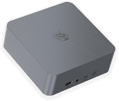 Beelink Mini PC EQR6, AMD Ryzen 5 6600U (6C/12T jusqu'à 4.5Ghz), 32G LPDDR5 +1To M.2 2280 SSD, WIFI6, BT5.2, Dual LAN, Dual 1000M HDMI, Business Office Mini Computer