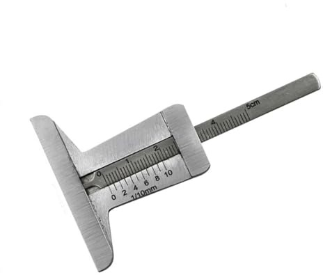 1 jauge de profondeur de bande de roulement, 0 à 50 mm, outil de mesure de profondeur pour voitures, camions, motos (envoi aléatoire)