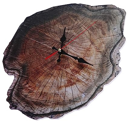 MAGICLULU Horloge Murale Suspendue Décorative sans Pile Horloge Murale Annuelle pour Salon Installation Simple