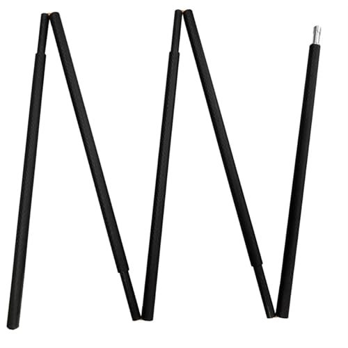 GSJNHY Vordachstangen Set 63/72 Gramm 126/125 cm Carbon Fiber Ultralight Zelt Doppel A Zelt Gerade Zeltstange(Five-segment-28cm)