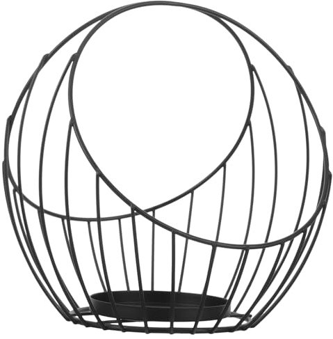 OFFSCH Metall Zeitschriftenhalter Mit Griff Multifunktionale Aufbewahrung Für Zeitungen Bücher Und Dokumente Robuster Organizer Für Büro Und Zuhause s Schwarz
