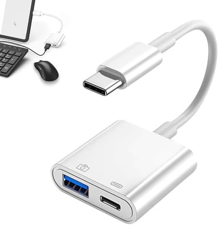 Adaptateur USB C vers HDMI pour iPhone 16/15, convertisseur vidéo 2 en 1 HD Type C vers HDMI, prend en charge la charge rapide 100 W, iPad, MacBook, Galaxy S24 Surface Book, Dell XPS 4K sortie HDMI