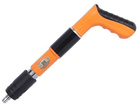 YHNDECO Nagelpistole, Bolzenschussgerät mit 100 runden Nägeln, 5 Gänge Mini Nagelpistole Nagelpistole für Tragbare Nail Einstellbare Schalldämpfer Stahl Nagel Pistole Pistole Stahl & Beton