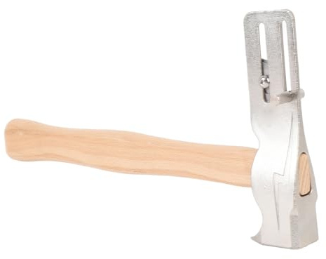 Tbest Magnetic Roofing Hammer with Multi Functional and - Forged Steel Roofing Hatchet with Ergonomic Wood Handle for Roof Construction and Repair