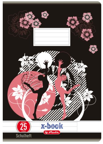 Herlitz 340257 – Cuaderno de vocabulario DIN A6, 2 columnas, 32 hojas