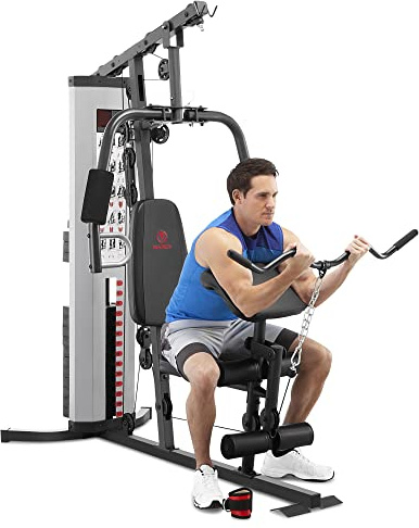 Marcy MWM-988 Multifunction Steel Home Gym 150lb Weight Stack Machine