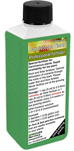 GREEN24 Carnivorous Plants Liquid Fertilizer HighTech NPK, Root Soil Foliar Fertiliser - Plant Food