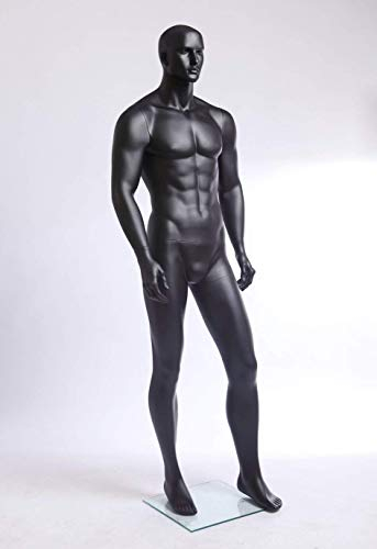 Eurohandisplay Euroton XM-11-8 schwarz lackierte abstrakte Schaufensterpuppe in matt Mannequin Mann