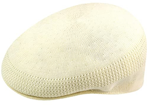 Kangol huvudbonader Tropic 504 Ventair platt keps, Naturligt, M