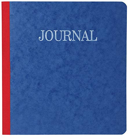 Exacompta - Réf. 900E - 1 Piqûre JOURNAL - Numérotée - Format vertical - Dimensions extérieures : 21 x 19 cm - 80 pages - Couleurs aléatoires : Bleu - Jaune - Rouge - Vert