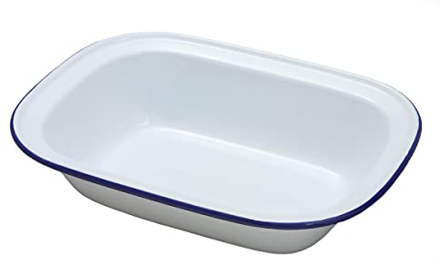 Falcon 16cm Oblong Enamel Pie Dish