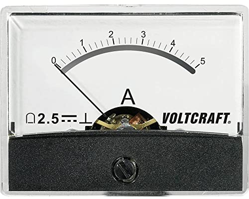 VOLTCRAFT AM-60X46/5A/DC AM-60X46/5A/DC Einbau-Messgerät AM-60X46/5A/DC 5 A Drehspule