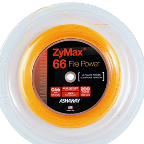Zymax 66 Fire POWER String (Orange, 200m) by Ashaway
