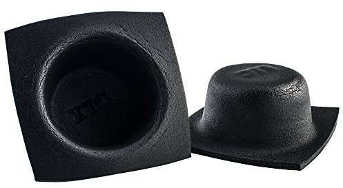 Metra VXT42 - Kfz Lautsprecher-Schutzgehäuse aus Schaumstoff (rund/flach/Ø 10cm / Paar) für bessere Akustik und Schutz vor Wasser, Rost, Staub für Einsatz z.B. in Auto, Boot, Spa, Terrasse, UVM.