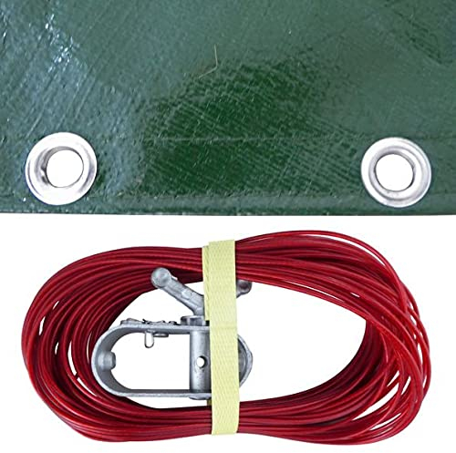 Winterabdeckplane 180 Gr./m² Oval und Achtform 7,00 x 3,50m Abdeckplane aus PEB