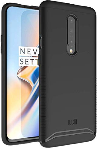 TUDIA OnePlus 7 Pro Estuche, Slim-Fit [Serie Merge] Estuche para Teléfono Extreme Protective Premium de Doble Capa para OnePlus 7 Pro (2019) (Negro Mate)