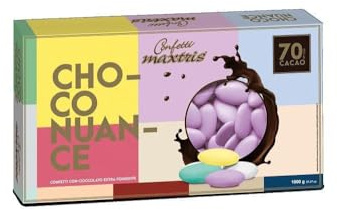 Confetti MAXTRIS CHOCO NUANCE colore LILLA cioccolato fondente 1 KG