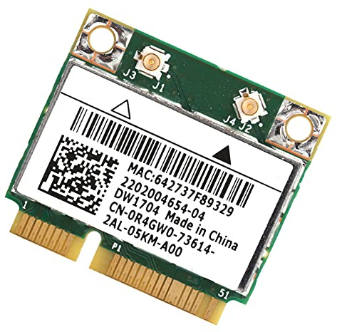 bcm943142hm Mini PCI-E Tarjeta de Red WiFi Inalámbrica para Bluetooth 4.0 para PC, Adaptador de Red WiFi PCI-E para PC xps 2710 17tr bcm943142hm, 150M Alta Velocidad de Transmisión