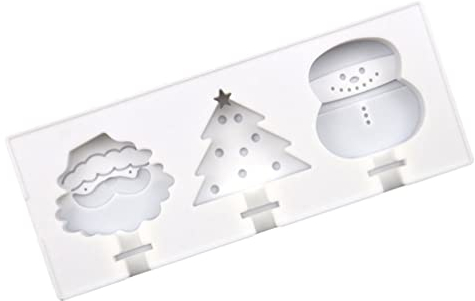 Happyyami Christmas Tree Popsicle Mold Premium Washable Ice Cream Maker Convenient DIY Treats Accessory for Healthy Summer Snacks