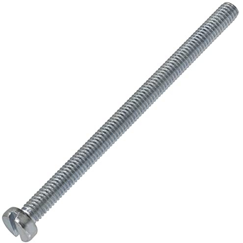 AERZETIX - C60169 - Satz von 20 Metallschrauben mit zylinderkopf M4x60 mm mit S-schlitz - verbindungsbolzen - DIN 84 - härte 4.8 - aus verzinktem stahl - silberfarben