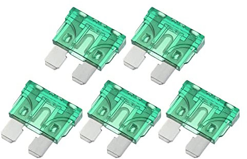 A ABSOPRO 5pz Lama Stile Fusibili 30A Lama Stile Fusibili per Auto Barca Verde