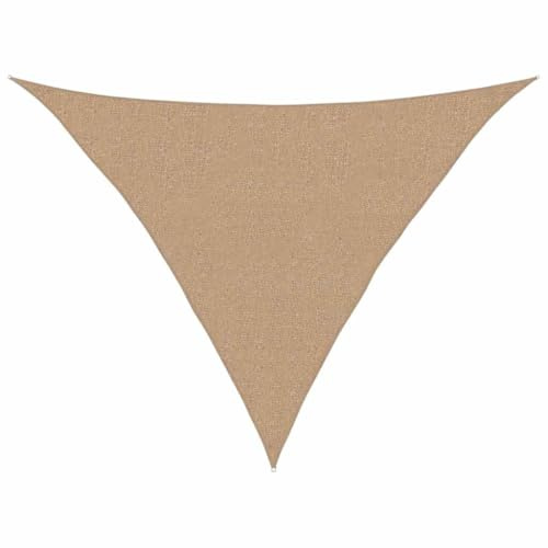 vidaXL Toldo Parasol Lona Protector Solar Sombra de Patio Jardín Terraza Balcón Parque Exterior de Vela HDPE Gris Taupe 160 g/m² 2,5x2,5x3,5 m