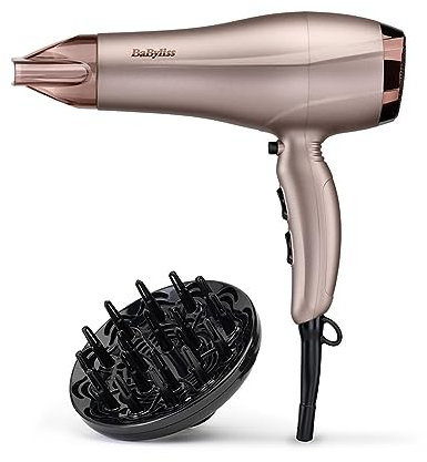 Babyliss Smooth Dry 5790PE Ionen-Haartrockner, Rosa
