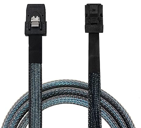 xiwai Mini SAS-SFF-8087 a mini SAS ad alta densità HD-SFF-8643 - Cavo dati RAID per server disco rigido, 50 cm