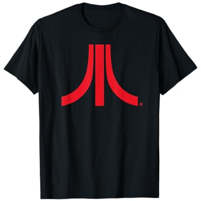 Atari Red Logo Retro Vintage Gamer Fun Graphic Look T-Shirt