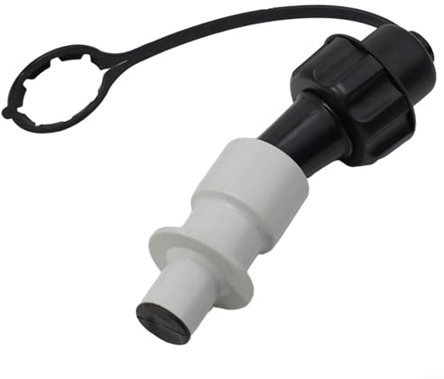 ZYNCUE Système de remplissage de carburant, bec verseur, 1 pièce de surveillance précise du niveau d'huile de chaîne d'injection d'huile compatible avec les tronçonneuses 0000 890 5004