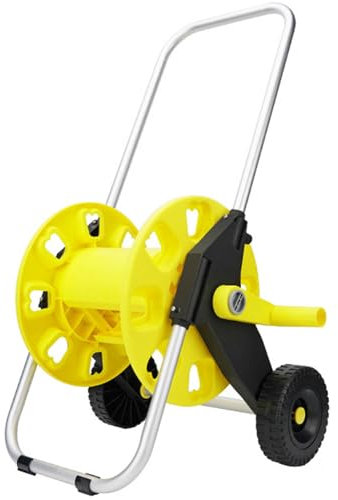 OAUKA Professionelle Schlauchtrommel,schlauchtrommel 30m/50m,PP Schlauchtrommel,Unverzichtbares GartenzubehöR,Freistehender Gartenschlauch Aufroller,B01