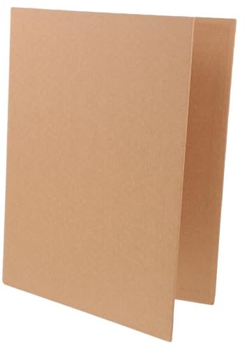 Operitacx Vintage Kraft Paper Loose Leaf Binder Cover Notebook Shell for School and Office Use Protects Notepad Secure Design for Journals Planners and Creative Writing