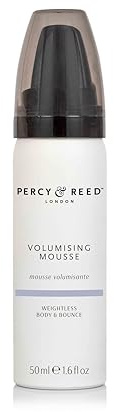 Percy & Reed Volumising Hair Mousse 50ml, Weightless Foam for Fine Hair