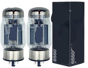 6550 Vakuumröhre ersetzt KT88 KT120 EL34 KT66 KT77 KT100 HiFi-Audio-Röhrenverstärker DIY, der Vier Kanäle unterstützt(2pcs Matched Pair)