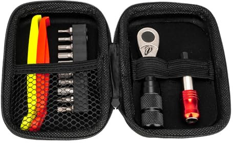 MOIDHSAG Llave de trinquete Juego de herramientas Destornillador portátil Bit Juego de llaves de vaso Bicicletas Herramienta de reparación de mano Mecánica Llave Llave Herramienta Durable