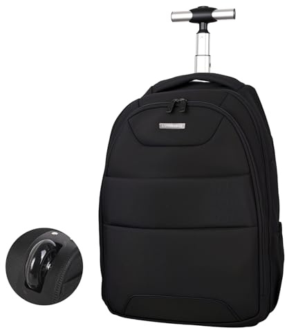 Hivexagon Sac à Dos à roulettes 32L,Confortable,décontracté, résistant et Facile à Transporter, pour Ordinateur Portable, Livres et Documents, Bretelles dissimulées, idéal pour Les Voyages d'affaires
