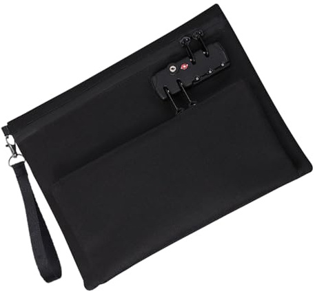 Abschließbare Geldtasche – Geldtasche für Reiseaufbewahrung | Elegante Geldtasche für Frauenpass, Bank, Sicherheit, Reise und Organisation für den Gebrauch