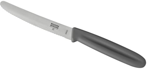 KUHN RIKON SWISS KNIFE Allzweckmesser gezackt grau, Swiss Made | Edelstahl, scharfe Klinge
