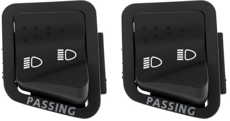 ECSiNG Interruptor de Luz de Carretera Y de Cruce de 4 Pines (2 Unidades 246090200) Compatible con Piaggio MP3 NRG TPH X7 X8 X9 XEvo Zip 50 Y 125