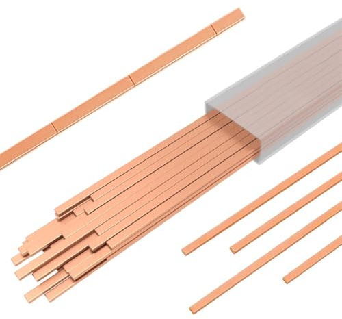 Wadakada Silver Brazing Rods 15%, 20 Pcs 10 Flux Coated HVAC for Copper and Plumbing Solder Welding Rod Kit