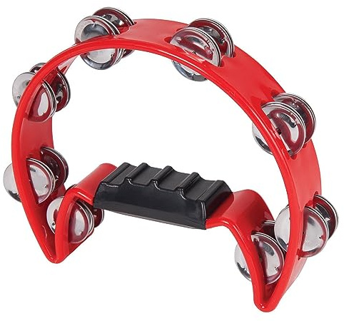 Performance Percussion PP4013 Halbmond-Tamburin rot