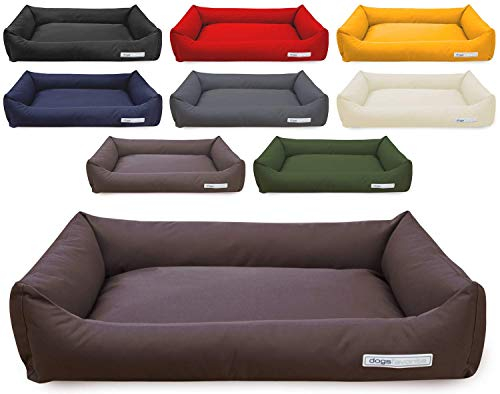 dogsfavorite Hundebett Comfort aus Nylon Gr. M 100 x 75cm braun Hundekissen Hundesofa Hundebetten