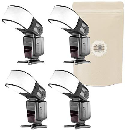 X4 Diffuseur Souple Universel Flash Externe Compatible Toutes Marques Photo
